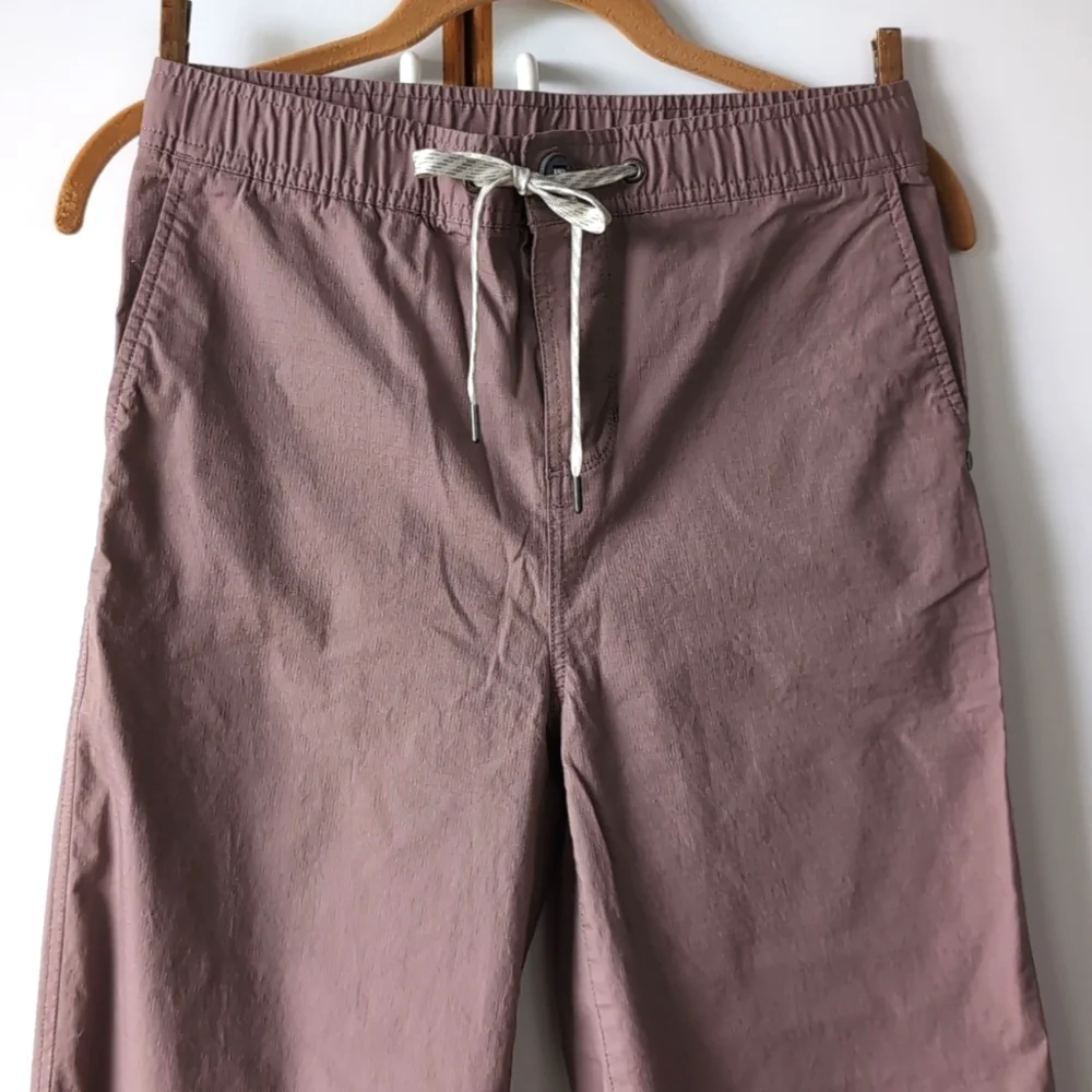 Vuori Performance Ripstop DuraTerra Wide Leg Pants Hazel S